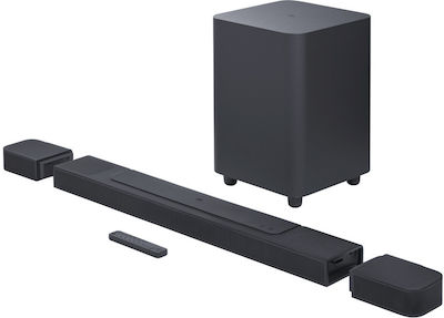 JBL Bar 1000 Soundbar 880W 7.1.4 με Ασύρματο Subwoofer και Τηλεχειριστήριο Μαύρο