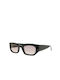 Gigi Barcelona Natalie Sunglasses with Black Plastic Frame and Gray Gradient Lens 6735/1