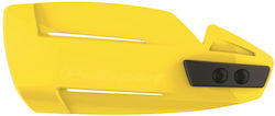 Polisport Motorcycle Protective Hand Guards Hammer 22-28mm in Yellow Colour