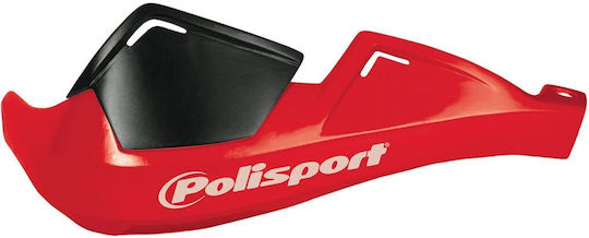 Polisport Protecții mânere motocicletă Evolution Integral 22mm în culoarea Roșu