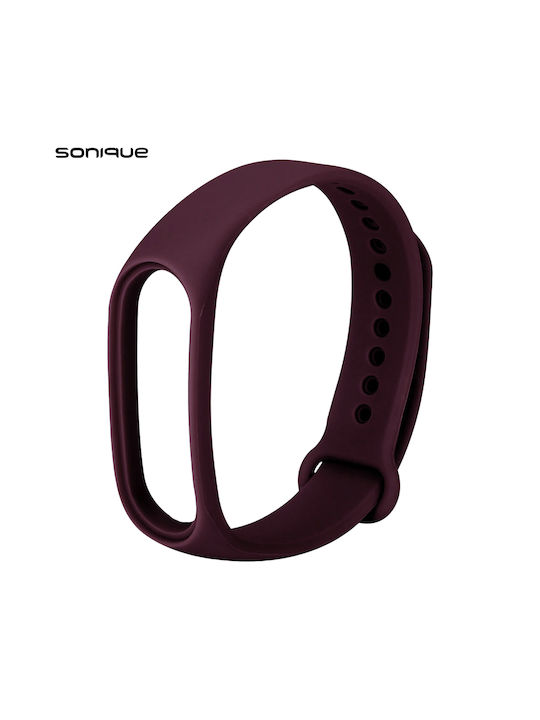 Sonique Color Curea Silicon cu Pin Burgundy (Mi Smart Band 5/Mi Smart Band 6)