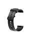 Λουράκι Σιλικόνης Μαύρο (Amazfit GTS 2e)