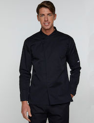 Ayo Σακάκι Σεφ 100% Microfiber Unisex Μαύρο με Μακρύ Μανίκι Ayo Σακάκι Σεφ 100% Microfiber Unisex Μαύρο με Μακρύ Μανίκι
