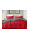 Isadore Lorraine Пухено Куинсайз 220x240бр Microsatin Bordeaux / Grey