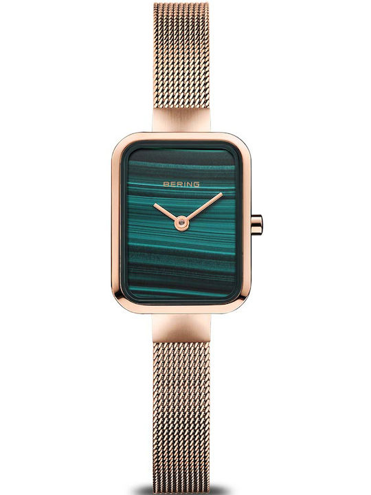 Bering Time Ladies Classic Γυναικείο Ρολόι 20mm Μπαταρίας Χρυσό