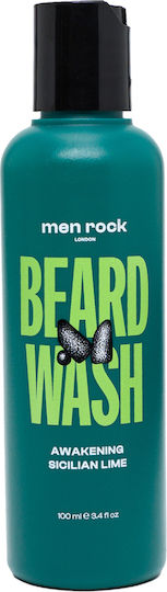 Men Rock Beard Wash Awakening Sicilian Lime 100ml