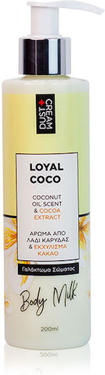 Dust+Cream Loyal Coco Ενυδατική Lotion Σώματος με Άρωμα Καρύδα για Ξηρές Επιδερμίδες 200ml