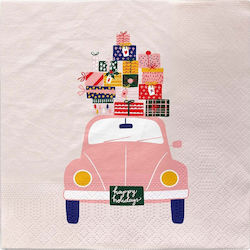 Chic Mic Christmas Tableware Napkins Pink 20 Pieces Chic Mic Christmas Tableware Napkins Pink 20 Pieces