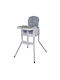 Coccolle Ziti Baby Highchair 3 in 1 with Adjustable Height Grey Stars