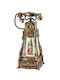 Nutcracker Christmas Decorative Phone Lighted with Nutcracker 13.3x11.3x26.5cm