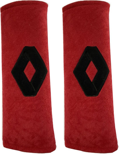 Race Axion Autositzgurt-Pads Renault 21x7.5cm Rot 2Stück