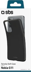 SBS Sensity Soft Μαύρη (Nokia G11 / G21)