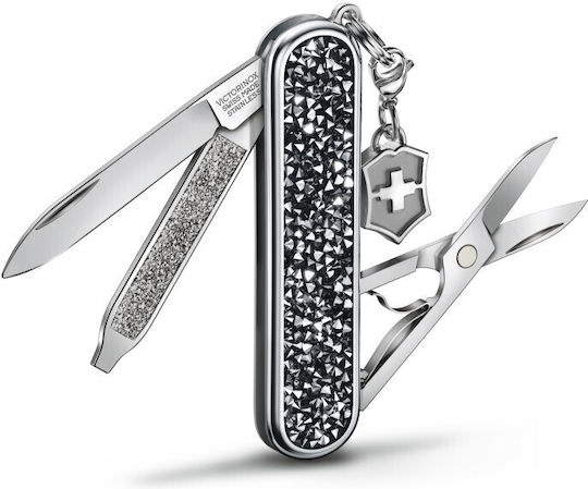 Victorinox Classic SD Swiss Army Knife Keychain Black