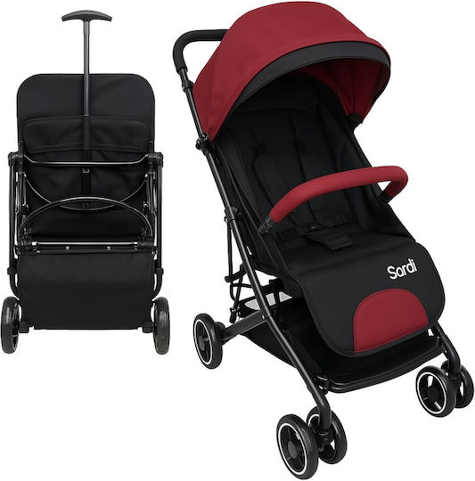 Beboulino Sordi Baby Stroller Suitable from 6+ Months Red 6kg