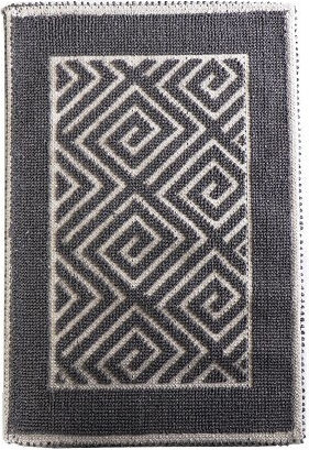 Espiel Labyrinth Rectangular Kitchen Mat 40x60cm LAX202 Gray