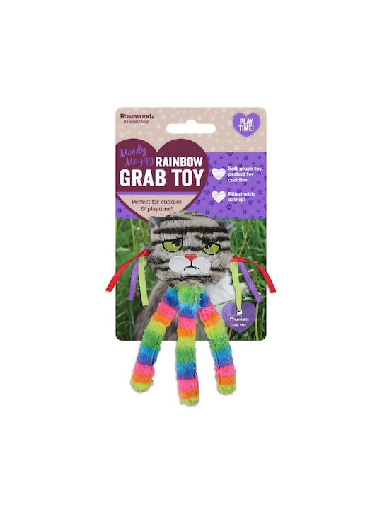 Rosewood Moody Moggy Rainbow Grab Toy Παιχνίδι Γάτας