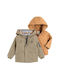 Kids Casual Jacket short Hooded Multicolour
