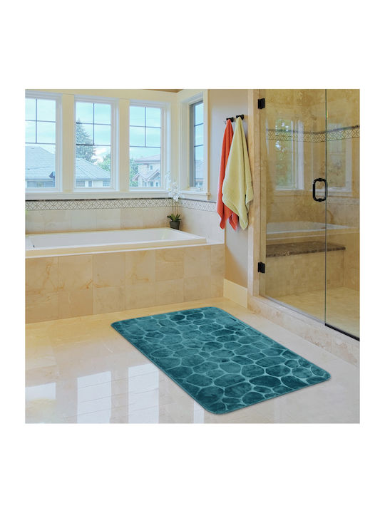 San Lorentzo Πατάκι Μπάνιου Memory Foam 18000483 18000483PETROL Petrol 50x80εκ.