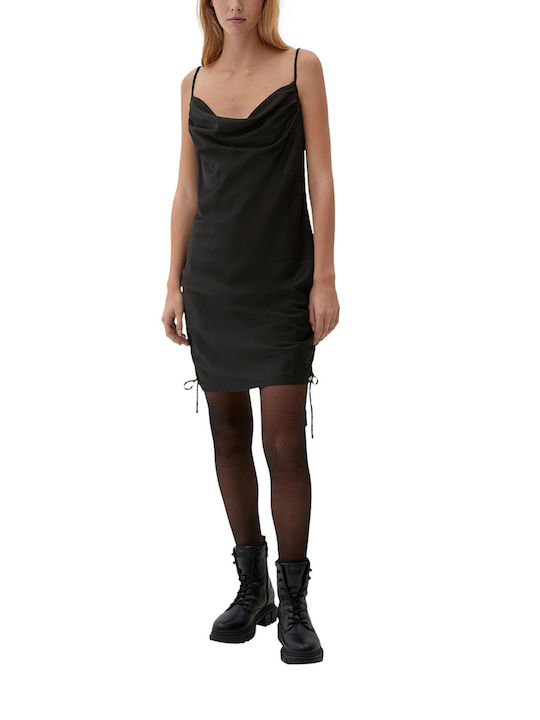 S.Oliver Mini Βραδινό Φόρεμα Μαύρο