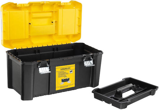 Stanley Essential Hand Tool Case Plastic with Tobacco Case Dimensions: W48xD25xH25cm