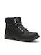 E Colorado Leder Kampfstiefel Schwarz