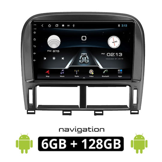 Ηχοσύστημα Αυτοκινήτου για Jaguar XF Lexus LS LS 430 / XF 430 2000-2006 (Bluetooth/USB/AUX/WiFi/GPS/Apple-Carplay/Android-Auto) με Οθόνη Αφής 9"