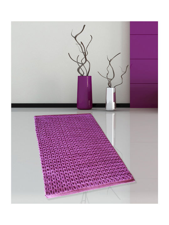 San Lorentzo Πατάκι Μπάνιου Βαμβακερό 2335 1509PURP Μωβ 50x80εκ.
