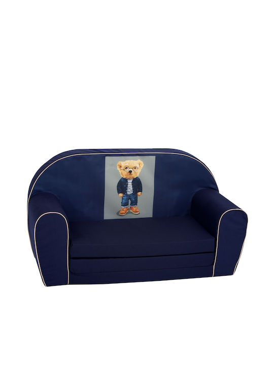 Детски Диван Teddy Син 42x78x35см