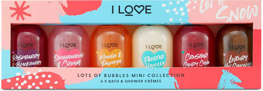 I Love Cosmetics Lots Of Bubbles Душ Гел с Аромат Ванилия 6x100ml