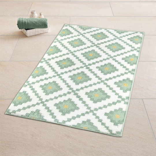 Kleine Wolke Bath Mat Square Alhambra 9174685360 Green 60x100cm