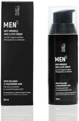 Dust+Cream Αnti-aging Day Cream for Men Suitable for All Skin Types with Hyaluronic Acid / Collagen 50ml 500-06-379