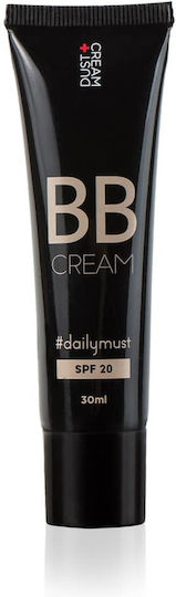 Dust+Cream Dailymust BB- 01 Light Creme Gesicht Tag mit SPF20 30ml