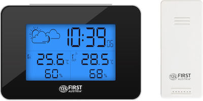 First Austria FA-2461-6-BA Wireless Digital Weather Station Black