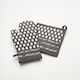 Charalambidis Textiles Oven Mitt and Pot Holder Set Gray 2pcs