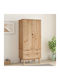 Double Door Wardrobe 76.5x53x172cm