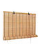 Klikareto Shade Blind Bamboo in Brown Color L150xH180cm