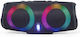 Gembird SPK-BT-LED-02 Bluetooth Speaker 5W with Battery Life up to 4 hours Black