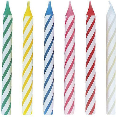 Party Candles Multicolored 12pcs.