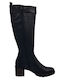 Anatomic Leather Women's Boots with Zipper Rosy1 Black ROSY1
