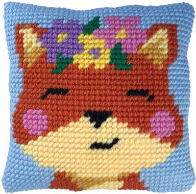 Spring Time Fox Embroidery 22x22cm LH3002