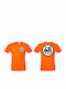 B&C T-shirt Dragon Ball Goku Uniform Logo σε Πορτοκαλί χρώμα