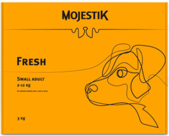 Mojestik Fresh Small Adult 3kg Ξηρά Τροφή για Ενήλικους Σκύλους Μικρόσωμων Φυλών με Κρέας