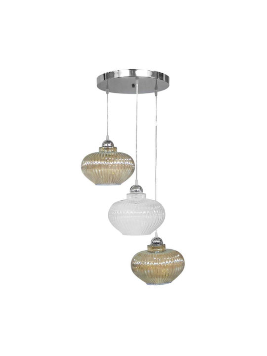 Heronia Rigato Pendant Light Multicolour with S...
