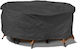 Waterproof Dining Table Cover Black 225x225x95cm