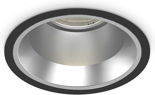 Ideal Lux Rund Vertieft LED Panel 28W mit Natürliches Weiß Licht 4000K