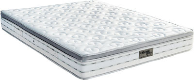 Orion Strom E013 Best Memory Gel Extra Plus 3D Pillowtop King Size Ορθοπεδικό Στρώμα 180x200x22cm με Ελατήρια & Ανώστρωμα