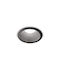 Ideal Lux Round Metallic Recessed Spot with Integrated LED and Warm White Light Black 8.5x8.5cm. 1pcs