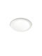 Ideal Lux Round Metallic Recessed Spot with Integrated LED and Warm White Light White 14.5x14.5cm. 1pcs