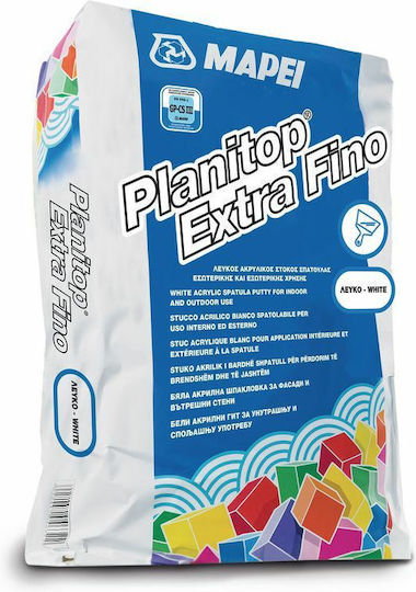 Mapei Planitop Extra Fino Chit de Utilizare Generală Acrilic Alb 20kg