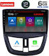 Digital IQ Ηχοσύστημα Αυτοκινήτου για Peugeot 207 2007+ (Bluetooth/USB/WiFi/GPS) με Οθόνη Αφής 9"